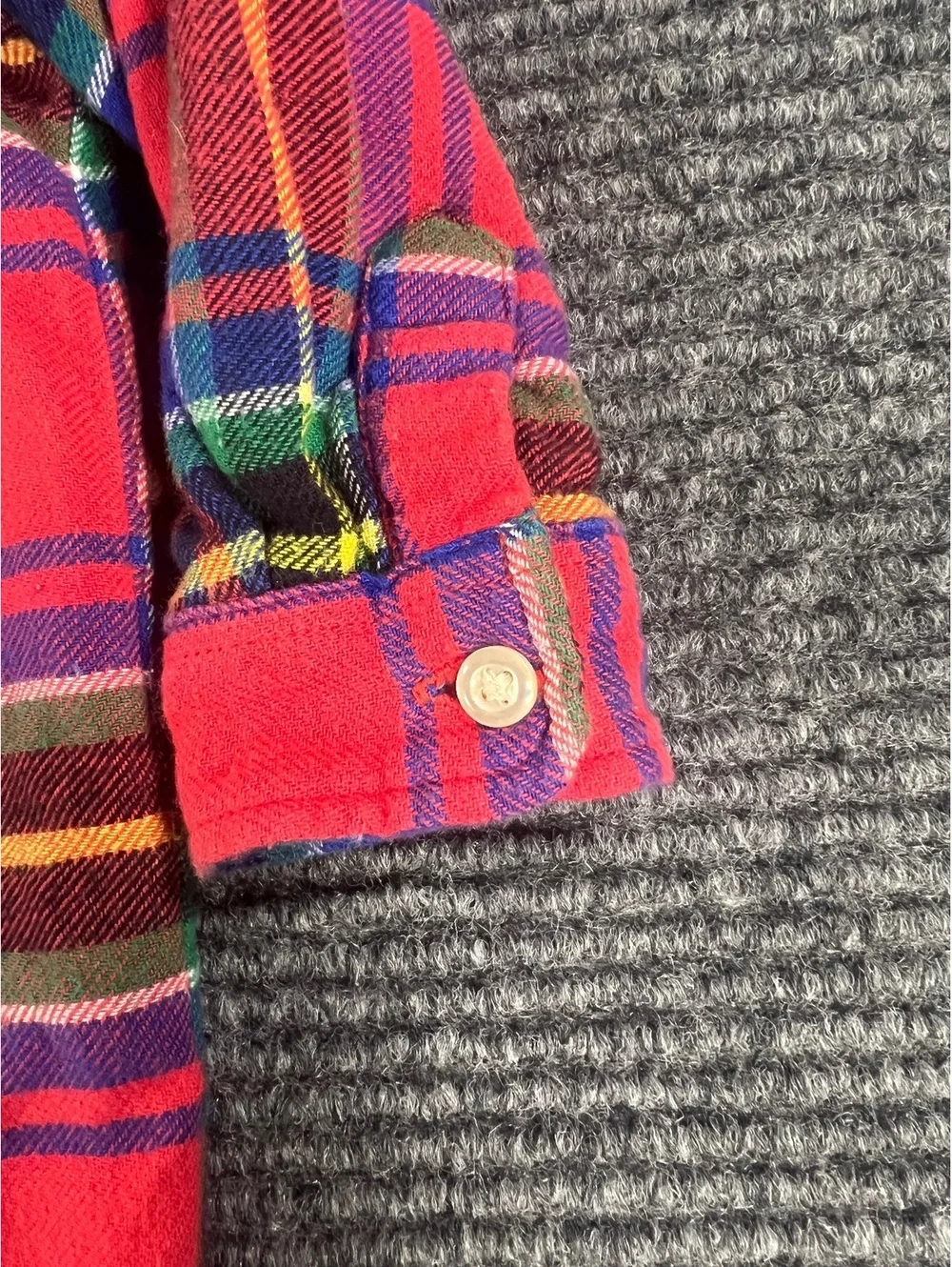 Ralph Lauren Baby Boys Plaid Flannel Lined Coverall – Red Multicolor Tartan, 9M